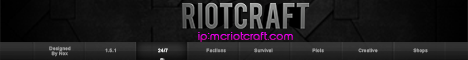 banner for RiotCraft server