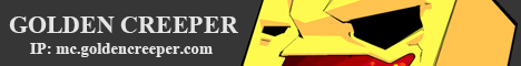 banner for Golden Creeper server