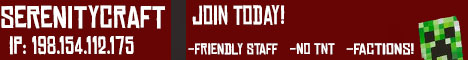 banner for Serenity Craft server