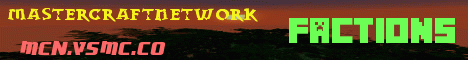 banner for MasterCraft Network server