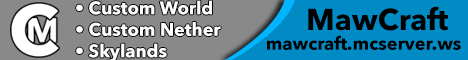 banner for MawCraft server