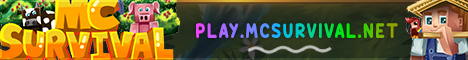 banner for MCSurvival server