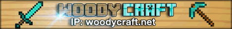 banner for WoodyCraft server