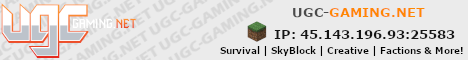 banner for UGC-Gaming server