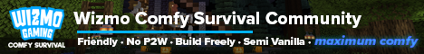 banner for Wizmo Comfy Survival server
