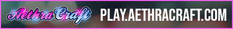 banner for AethraCraft server
