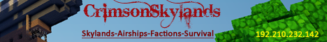 banner for CrimsonSkylands server