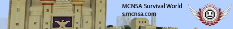banner for MCNSA Vanilla server