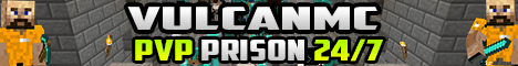 banner for VulcanMC Prison server