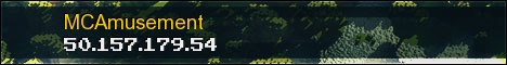 banner for MCAmusement With Disney World server