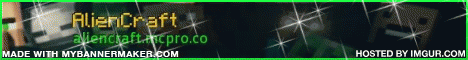 banner for AlienCraft server