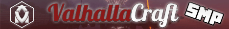 banner for ValhallaCraft SMP server