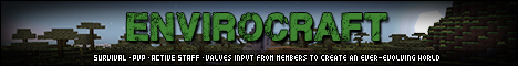 banner for EnviroCraft server