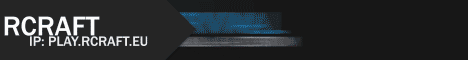 banner for rCraft.eu | Survival/Creative | EU server