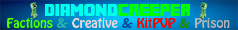 banner for Diamond Creeper server