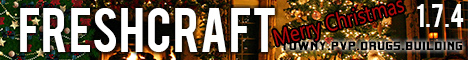 banner for FreshCraft server