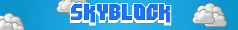 banner for Skyblock server