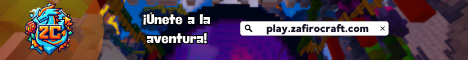 banner for Zafirocraft Network server