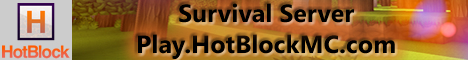 banner for HotBlockMC server
