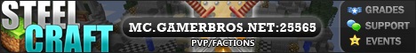 banner for SteelCraft server