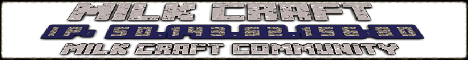 banner for MilkCraft Survival server