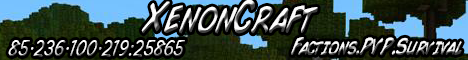 banner for XenonCraftPvP server