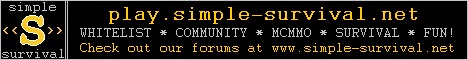 banner for Simple Survival server