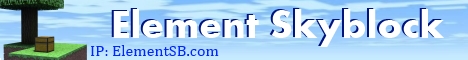 banner for Element Skyblock server