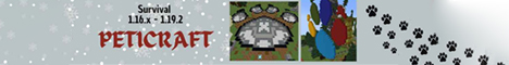 banner for Peticraft server
