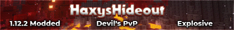 HaxysHideout Devil's Modded PvP's banner