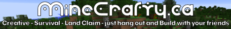 MineCrafty Server's banner