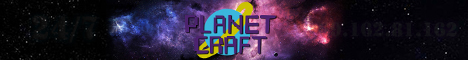 banner for planetcraft server