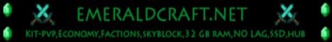 banner for Emeraldcraft server