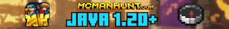banner for Minecraft Manhunt Network server