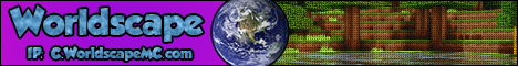 banner for WorldscapeMC server