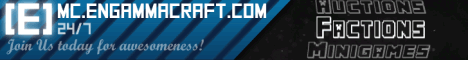 banner for EngammaCraft server
