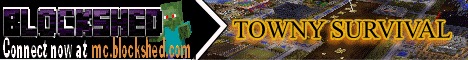 banner for The BlockShed Minecraft server