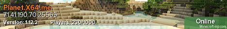 banner for PlanetX64 server