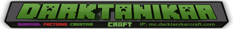 banner for DarktanikarCraft server
