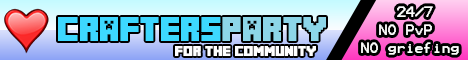 banner for Crafters Party server