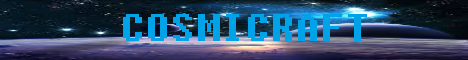 banner for CosmiCraft server