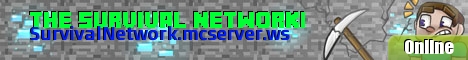 banner for Survival Network server