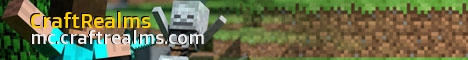 banner for CraftRealms server