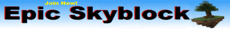 banner for Epic Skyblock server