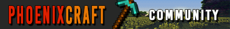 banner for PhoenixCraft server