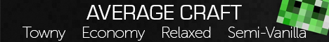 banner for Average Craft server
