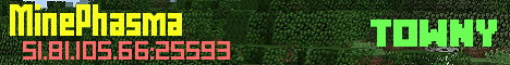 banner for MinePhasma server