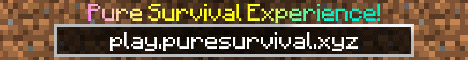 banner for PureSurvival server