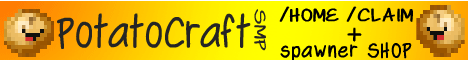 banner for PotatoCraft SMP server