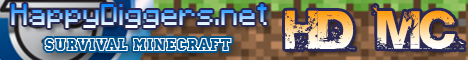 banner for HappyDiggers MC server